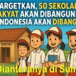 50 Sekolah Rakyat Ditargetkan Akan Dibangun di Indonesia, 4 Diantaranya Akan Dibangun di Sumut