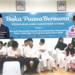 Bersama Anak Yatim Piatu,KONI Sumut Gelar Buka Puasa Bersama