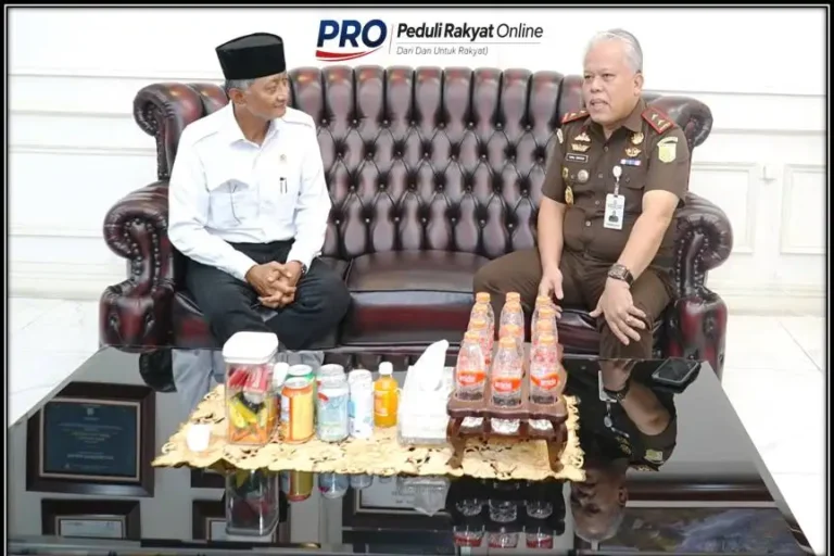 Bukti Atas Sinergitas Pemerintah Pusat Dengan APH, Menteri PU RI Sambangi Kejati Sumut