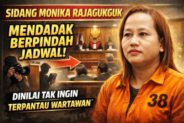Dinilai Tidak Ingin Terpantau Wartawan, Sidang Putusan Terdakwa Monika Rajagukguk Alias Mak Jordi Mendadak Berpindah dari Jadwal