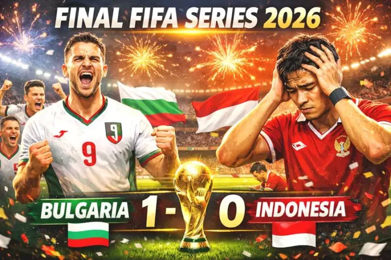 Final FIFA Series 2026, Skor 1-0, Bulgaria Unggul lawan Indonesia