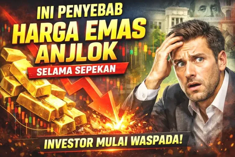Ini Penyebab Harga Emas Anjlok Selama Sepekan