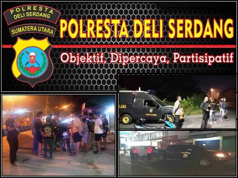 Mengantisipasi Gangguan Kamtibmas Di Bulan Ramadhan, Polresta Deli Serdang Tingakatkan Patroli Malam