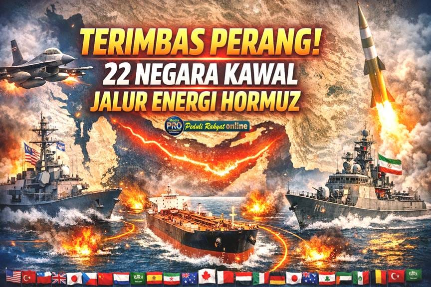 Terimbas Perang Amerika Serikat-Israel vs Iran, 22 Negara Kompak Kawal Keamanan Jalur Energi di Selat Hormuz