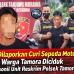 Dilaporkan Curi Sepeda Motor, AA Warga Tamora Diciduk Personil Unit Reskrim Polsek Tamora