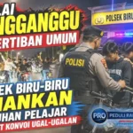 Dinilai Mengganggu Ketertiban Umum, Polsek Biru-Biru Amankan Puluhan Pelajar Terlibat Konvoi Ugal-ugalan