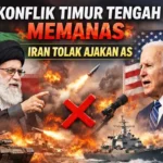 Konflik Timur Tengah Kian Memanas, Iran Tolak Mentah-Mentah Ajakan Amerika untuk Gencatan Senjata