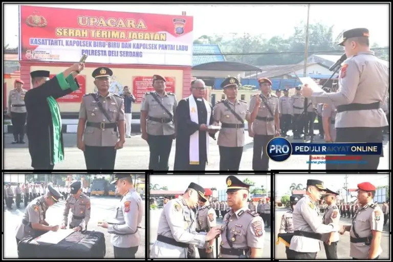 Polresta Deli Serdang Gelar Sertijab