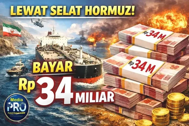 Sekali Jalan Lewat Selat Hormuz, Satu Kapal Bayar Sekira Rp.34 Miliar