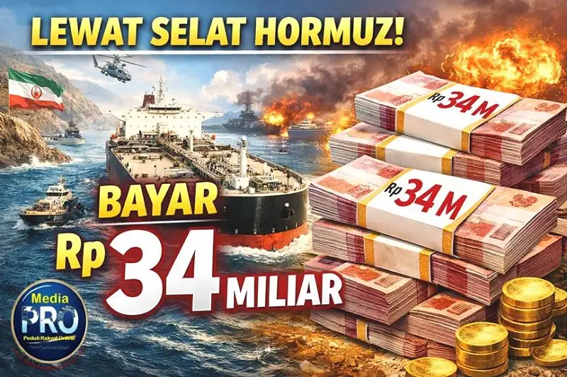 Sekali Jalan Lewat Selat Hormuz, Satu Kapal Bayar Sekira Rp.34 Miliar
