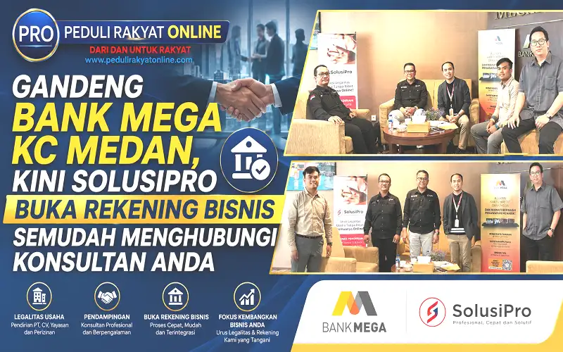 Gandeng Bank Mega KC Medan, Kini SolusiPro Buka Rekening Bisnis Semudah Menghubungi Konsultan Anda-1