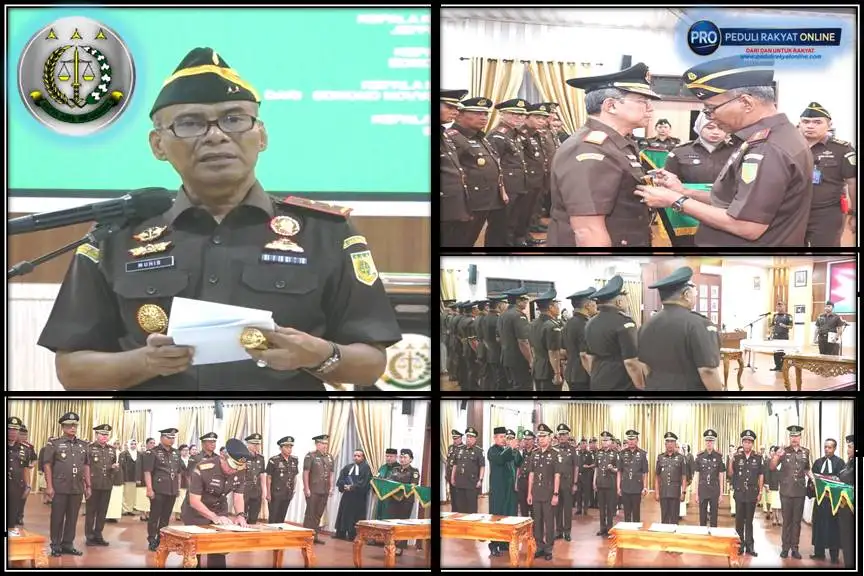 Lantik Wakajati, Aspidum dan 7 Kajari, Kajati Sumut Minta Tegakkan Hukum Dan Layani Masyarakat