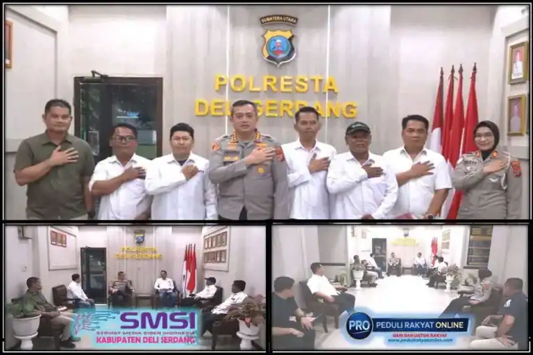 Perkuat Kolaborasi Media dan Kepolisian, SMSI Deli Serdang Audiensi Jalin Sinergi, dengan Kapolresta Deli Serdang