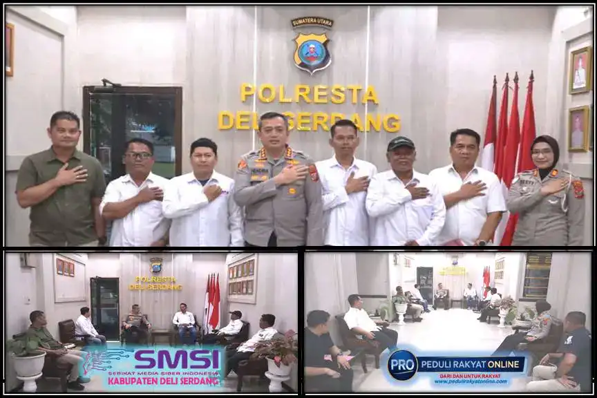 Perkuat Kolaborasi Media dan Kepolisian, SMSI Deli Serdang Audiensi Jalin Sinergi, dengan Kapolresta Deli Serdang