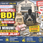 Diduga Monopoli APBD, Pemkab DS Gelontorkan Rp38,5 M untuk Belanja Makan Minum, Rakyat Harus Bayar Pajak Dulu Untuk Bangun Jalan