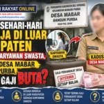 Diduga Sehari-hari Bekerja di Luar Kabupaten Sebagai Karyawan Swasta, Kadus 8 Desa Mabar Bangun Purba Terima Gaji Buta
