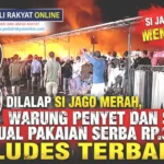 Dilalap Si Jago Merah, Warung Penyet dan Stand Jual Pakaian Serba Rp35.000 Ludes Terbakar