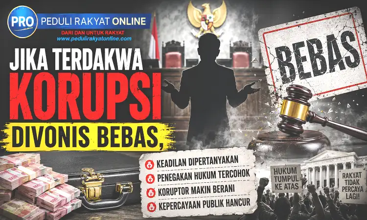 Jika Terdakwa Korupsi Divonis Bebas OLeh Hakim
