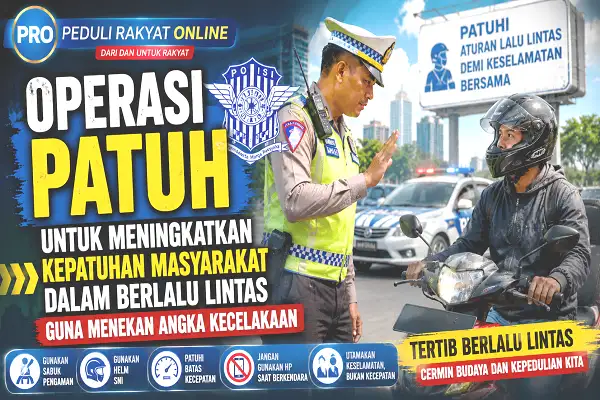 Operasi Patuh Untuk Meningkatkan Kepatuhan Masyarakat Dalam Berlalu Lintas Guna Menekan Angka Kecelakaan