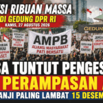 Massa Tuntut Pengesahan RUU Perampasan Aset, DPR RI Janji Paling Lambat 15 Desember 2026