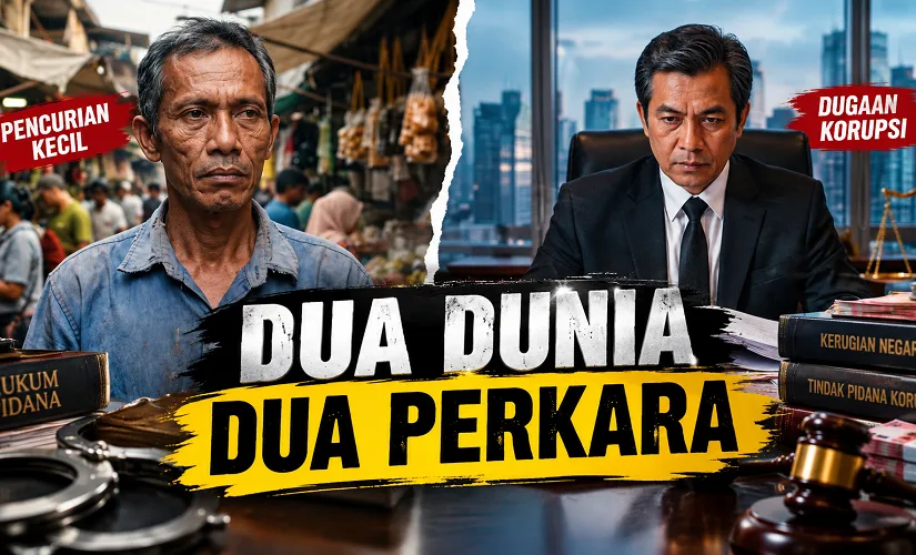 Dua Dunia, Dua Perkara - Antara Maling Dan Koruptor