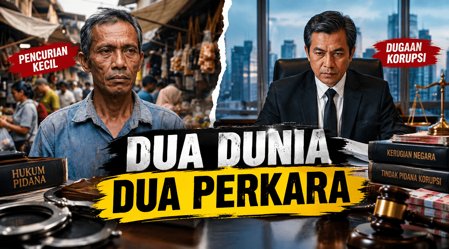 Dua Dunia, Dua Perkara - Antara Maling Dan Koruptor